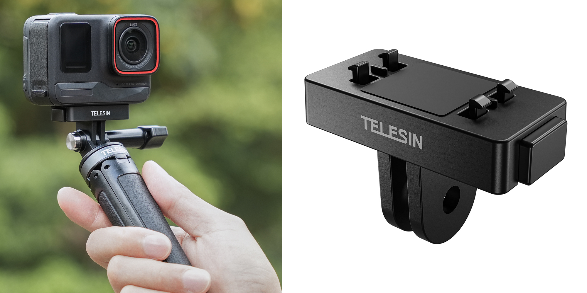 Adapter montażowy magnetyczny Telesin S7-JBK-06-TIS do kamer Insta360 Ace / Ace Pro / Ace Pro 2